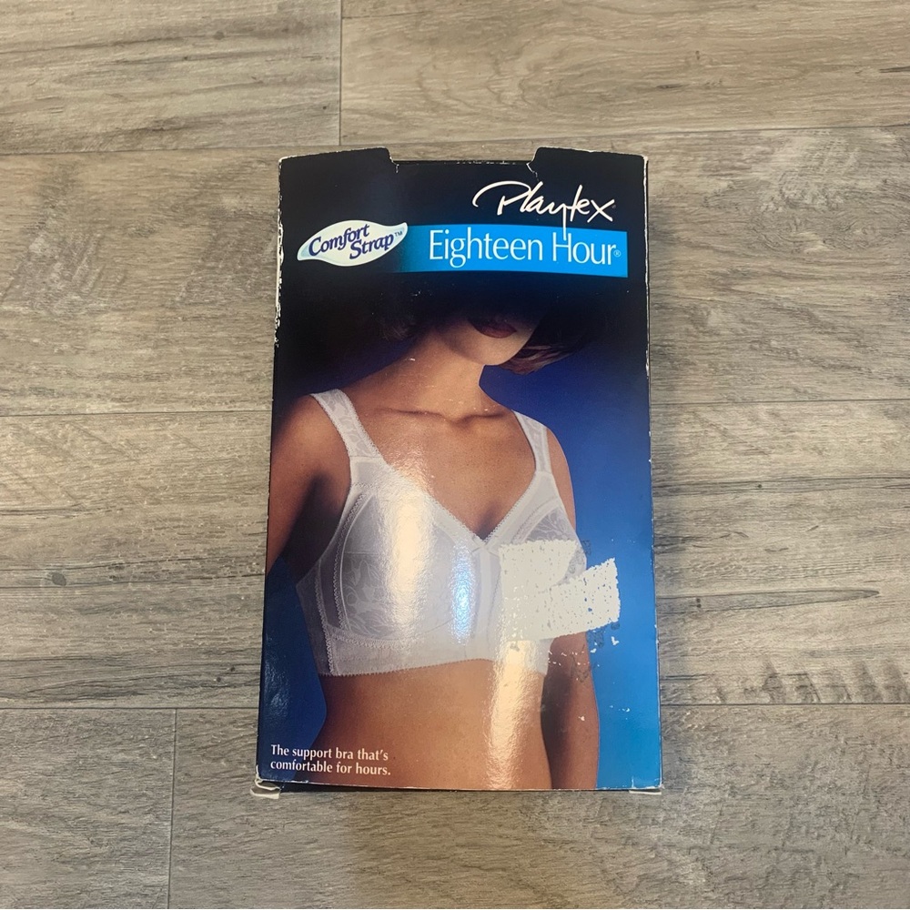 Playtex 18 hr Comfort Strap Satin Wirefree Bra - Picture 8 of 15